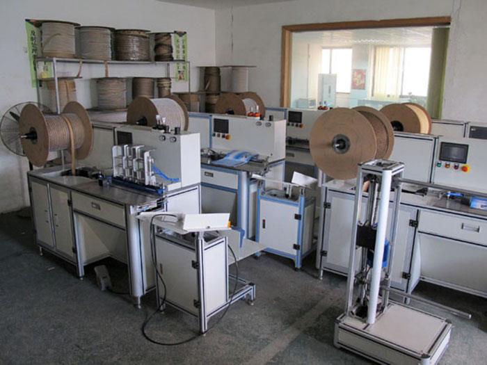 Bookbinding equipment production area
